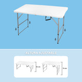 Mesa Portátil Plegable 1.22m Altura Ajustable (53 & 74) Portafolio