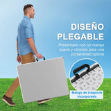 Mesa Portátil Plegable 1.22m Altura Ajustable Portafolio